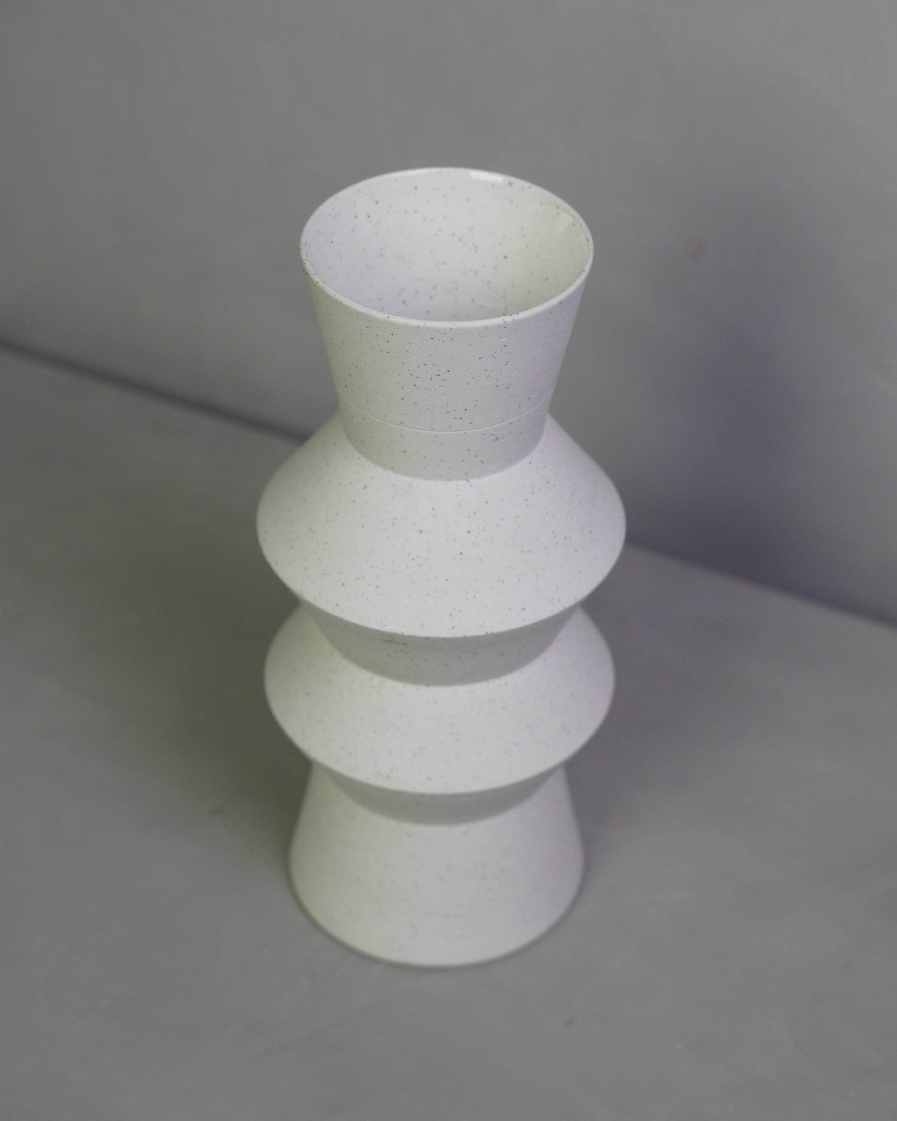 Speckled Clay Vase Angular