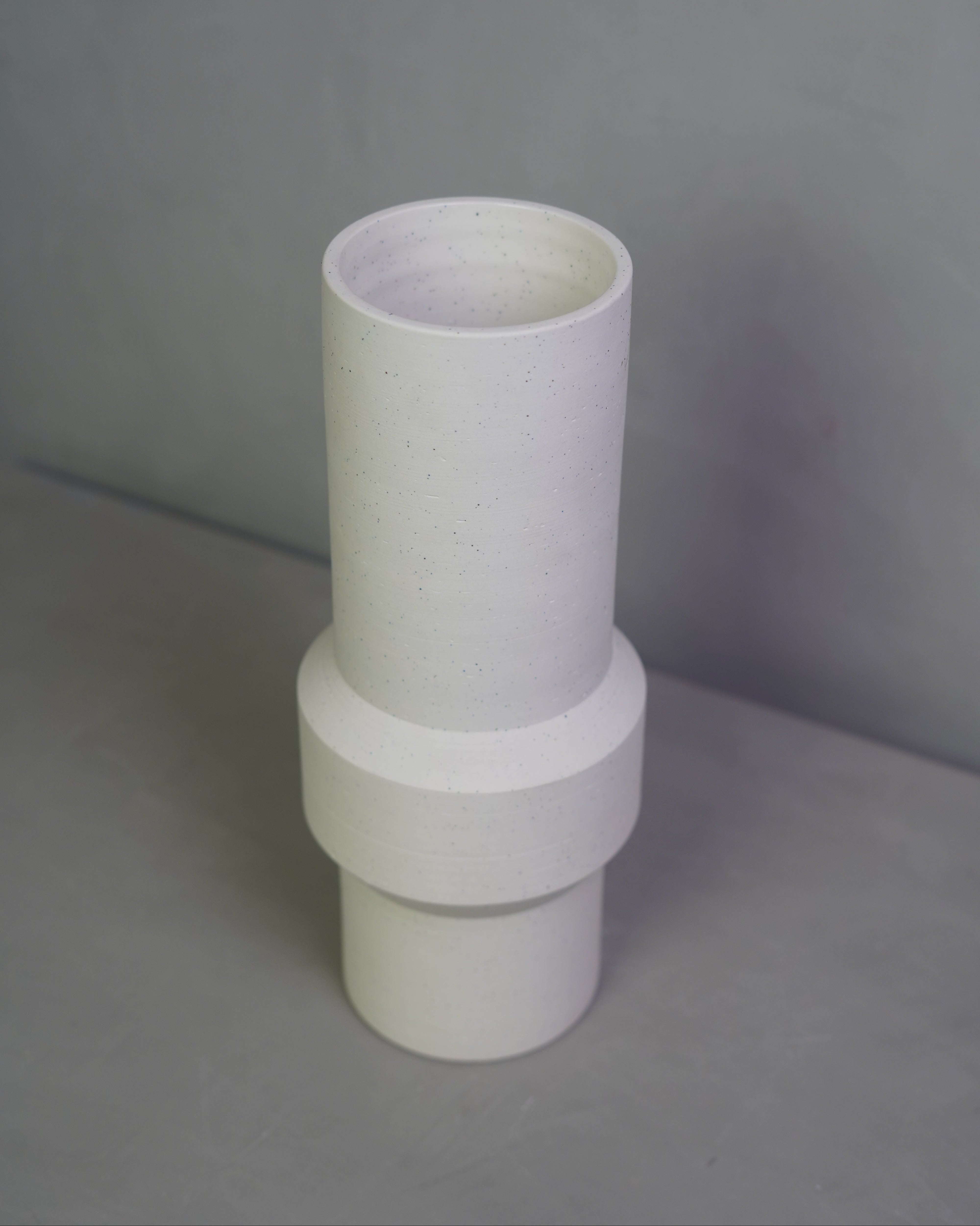 Speckled Clay Vase Straight