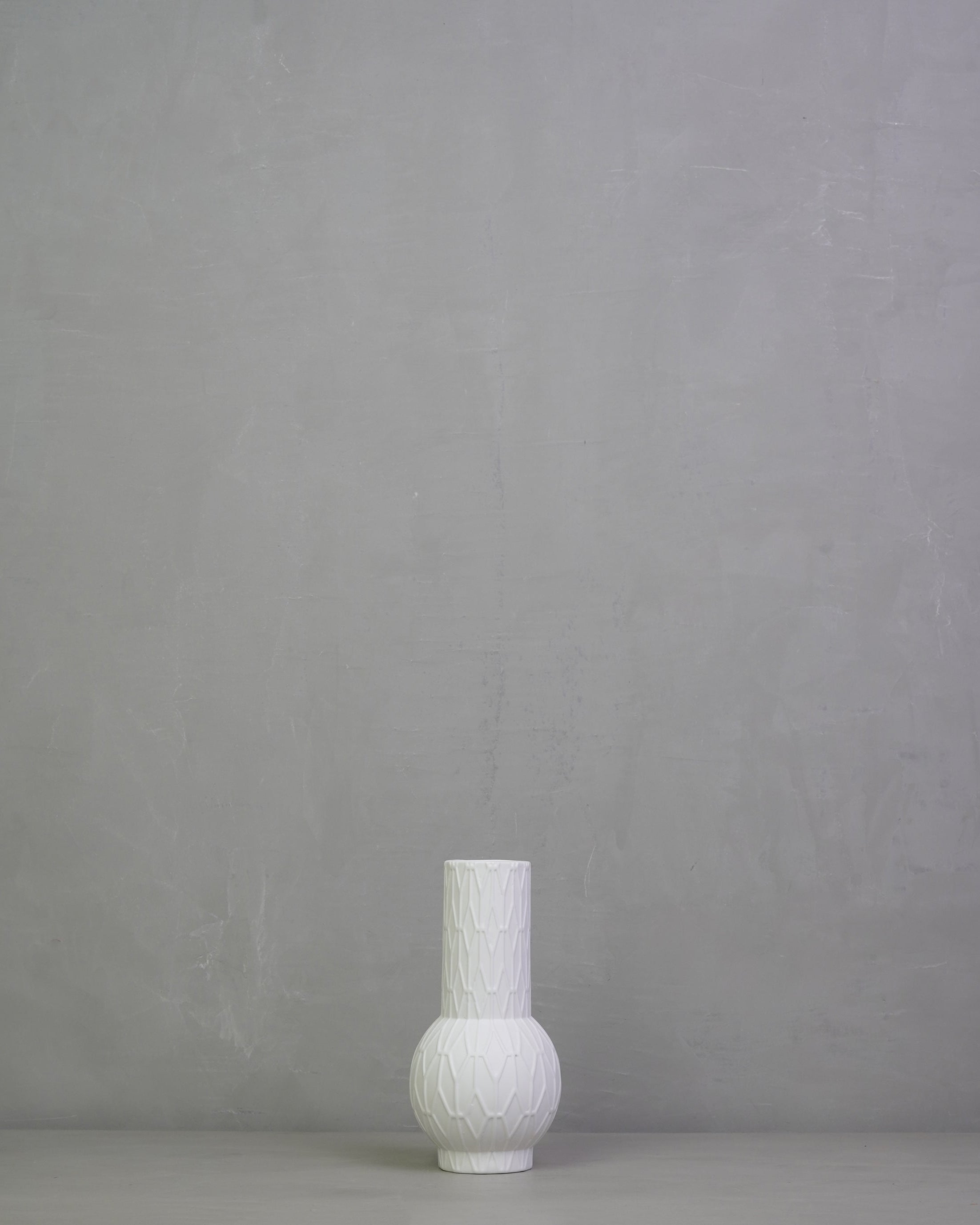 Matt White Porcelain Vases - White