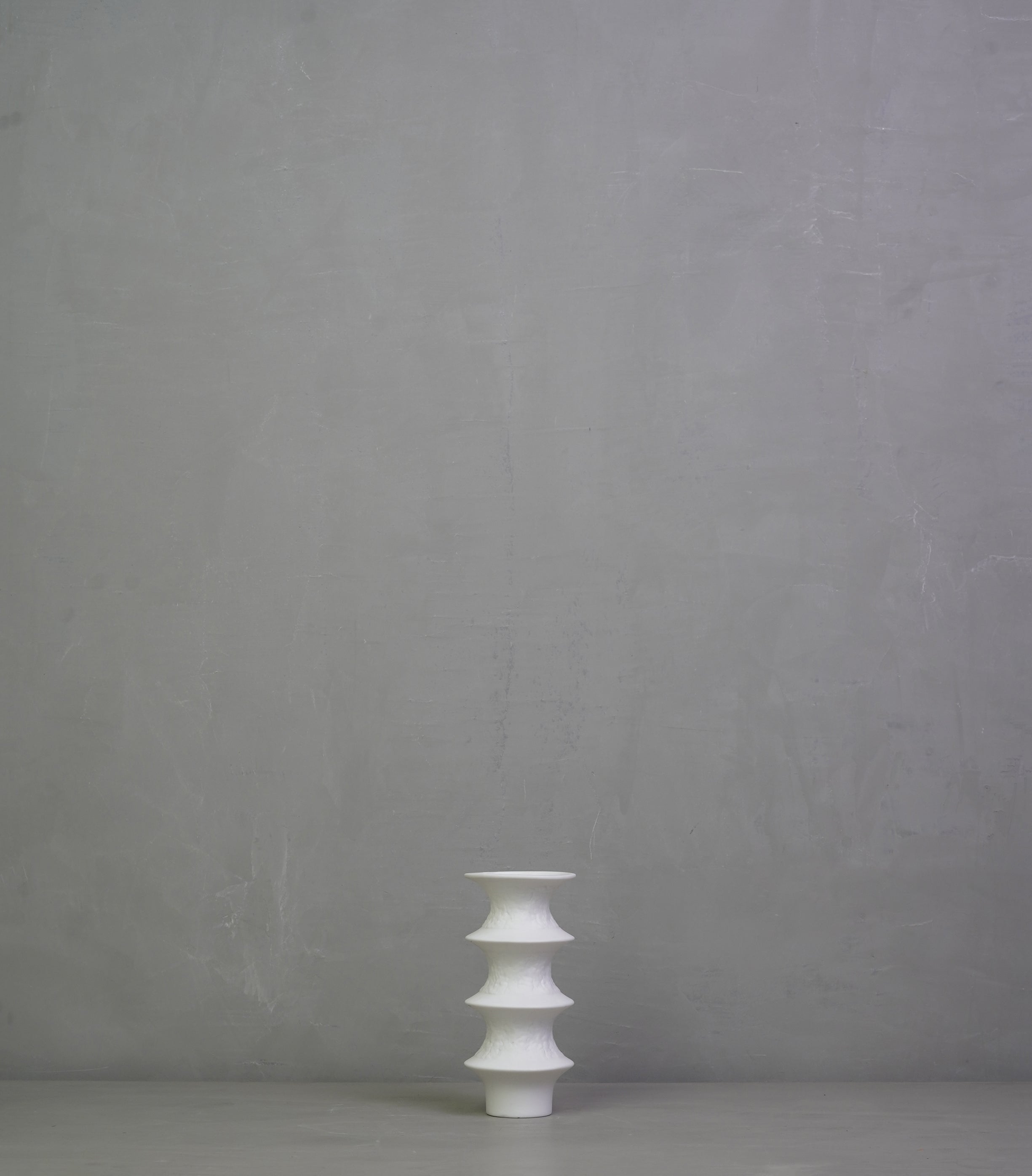 Matt White Porcelain Vases - White