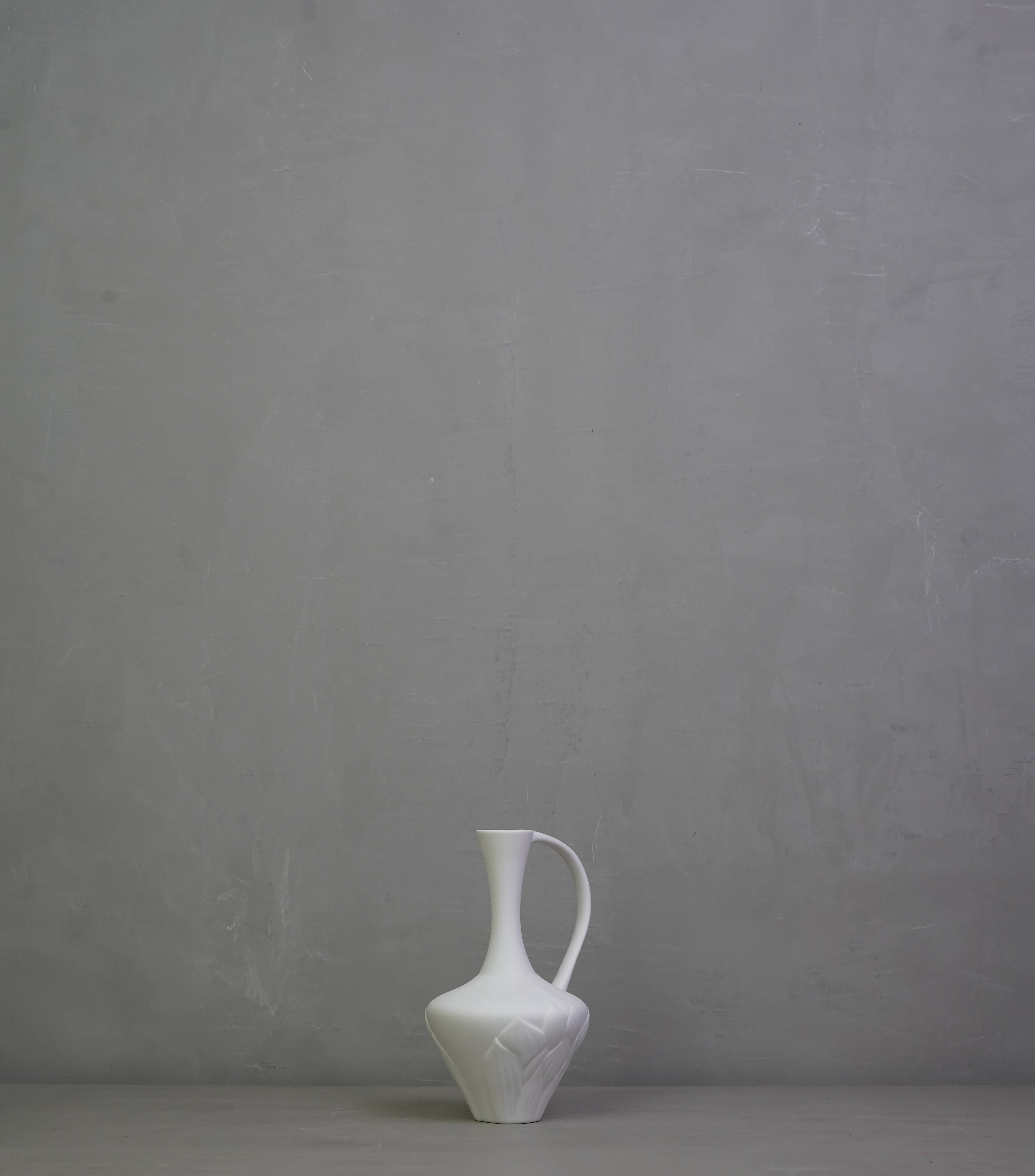 Matt White Porcelain Vases - White