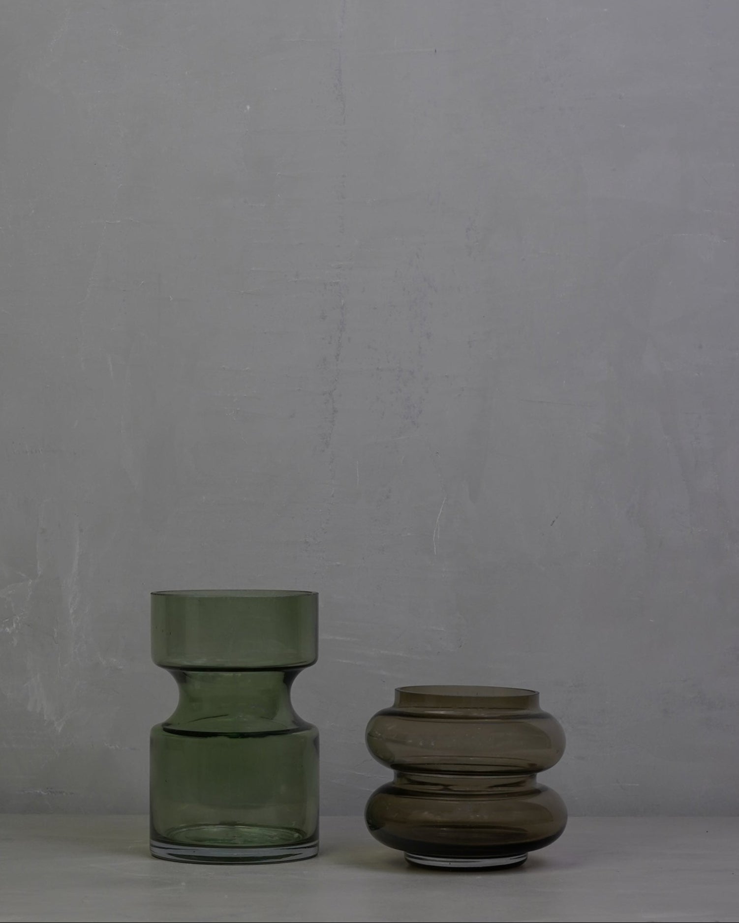 Vase Smoked Glass S - Brown