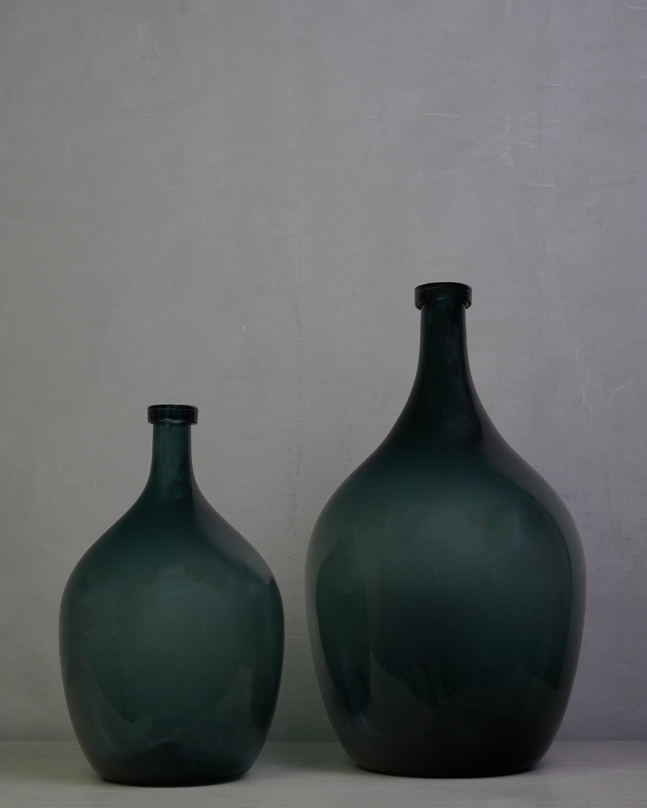 Hirashi Glass Vase S - Green