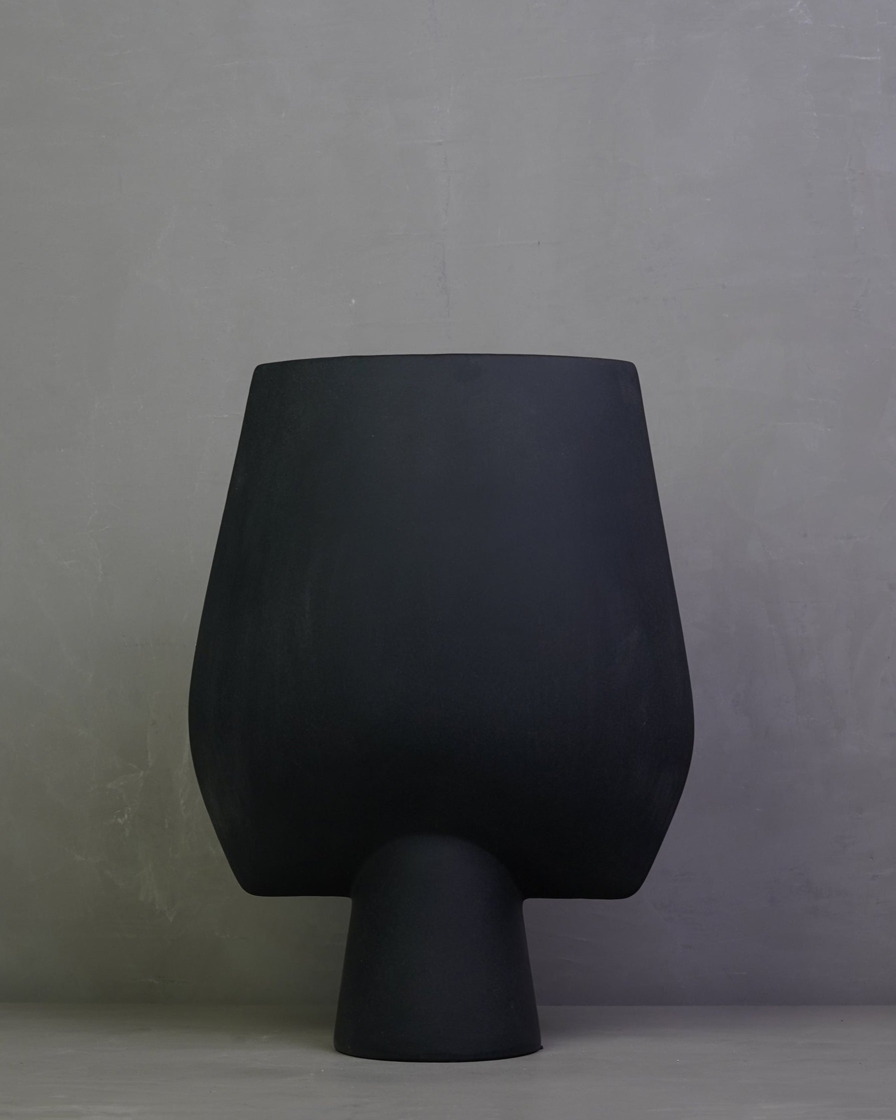 Sphere Vase Square Large - Black