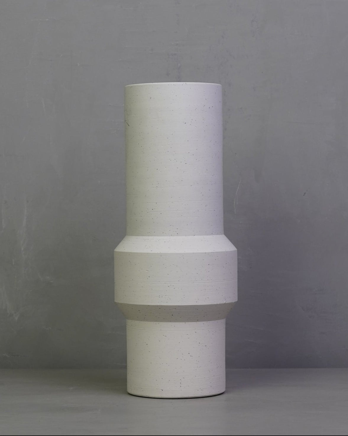 Speckled Clay Vase Straight