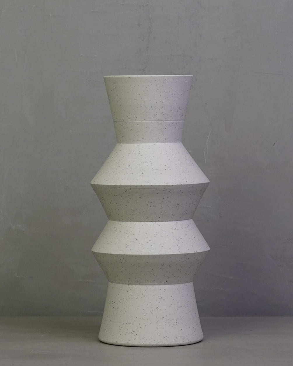 Speckled Clay Vase Angular