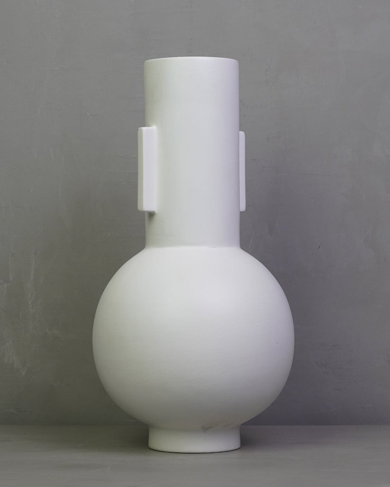 Matt White Vase Tall