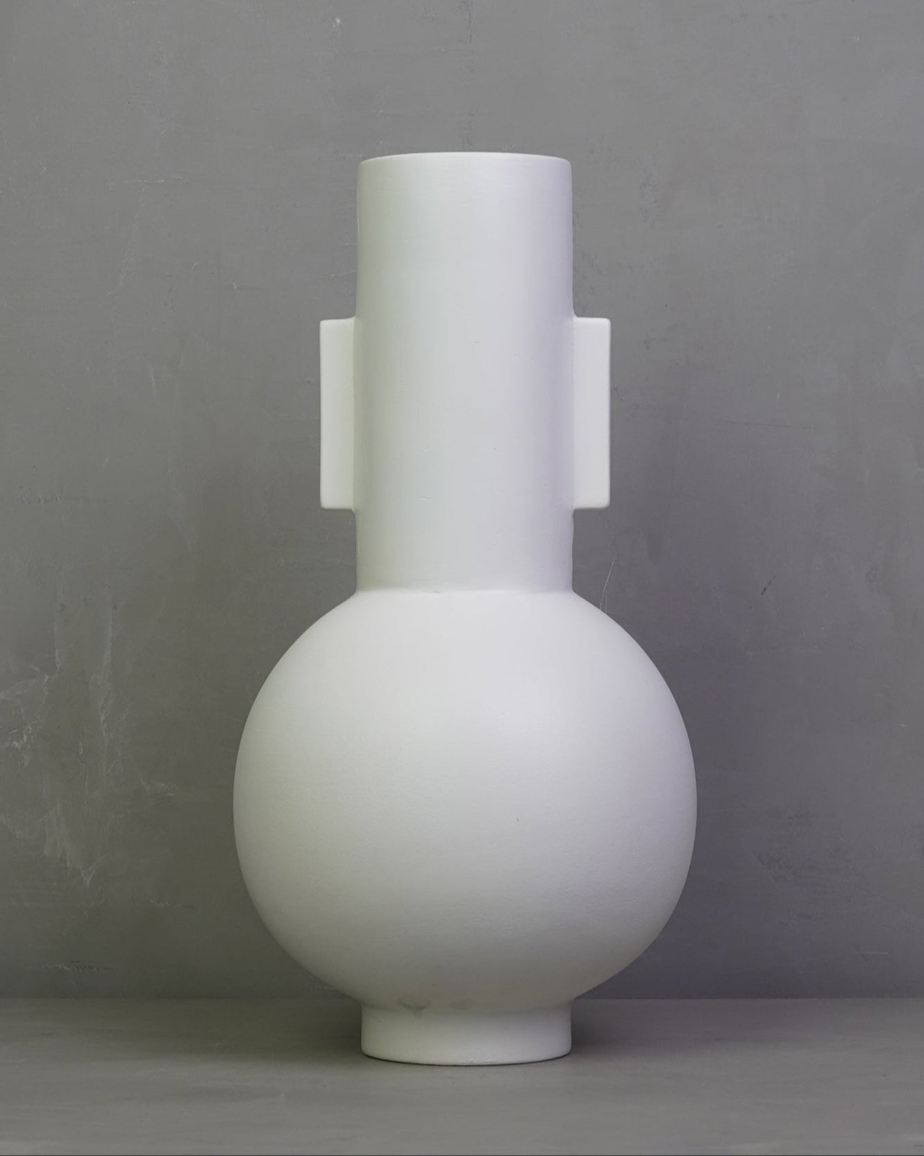 Matt White Vase Tall