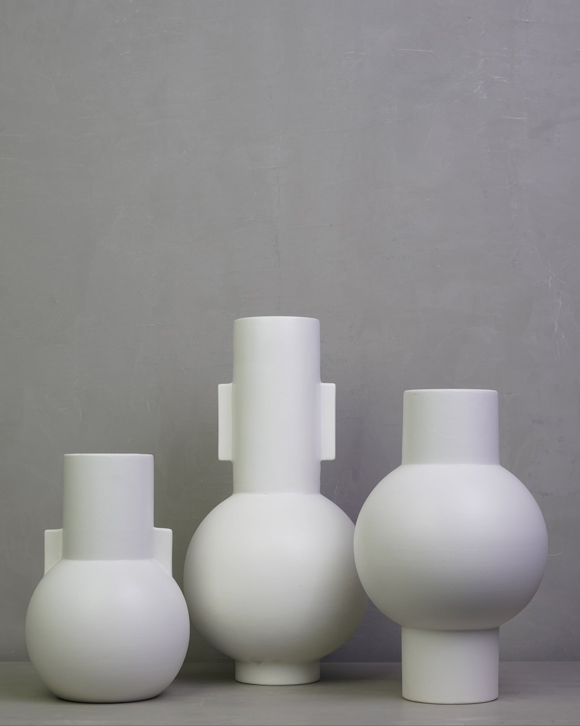Matt White Vase