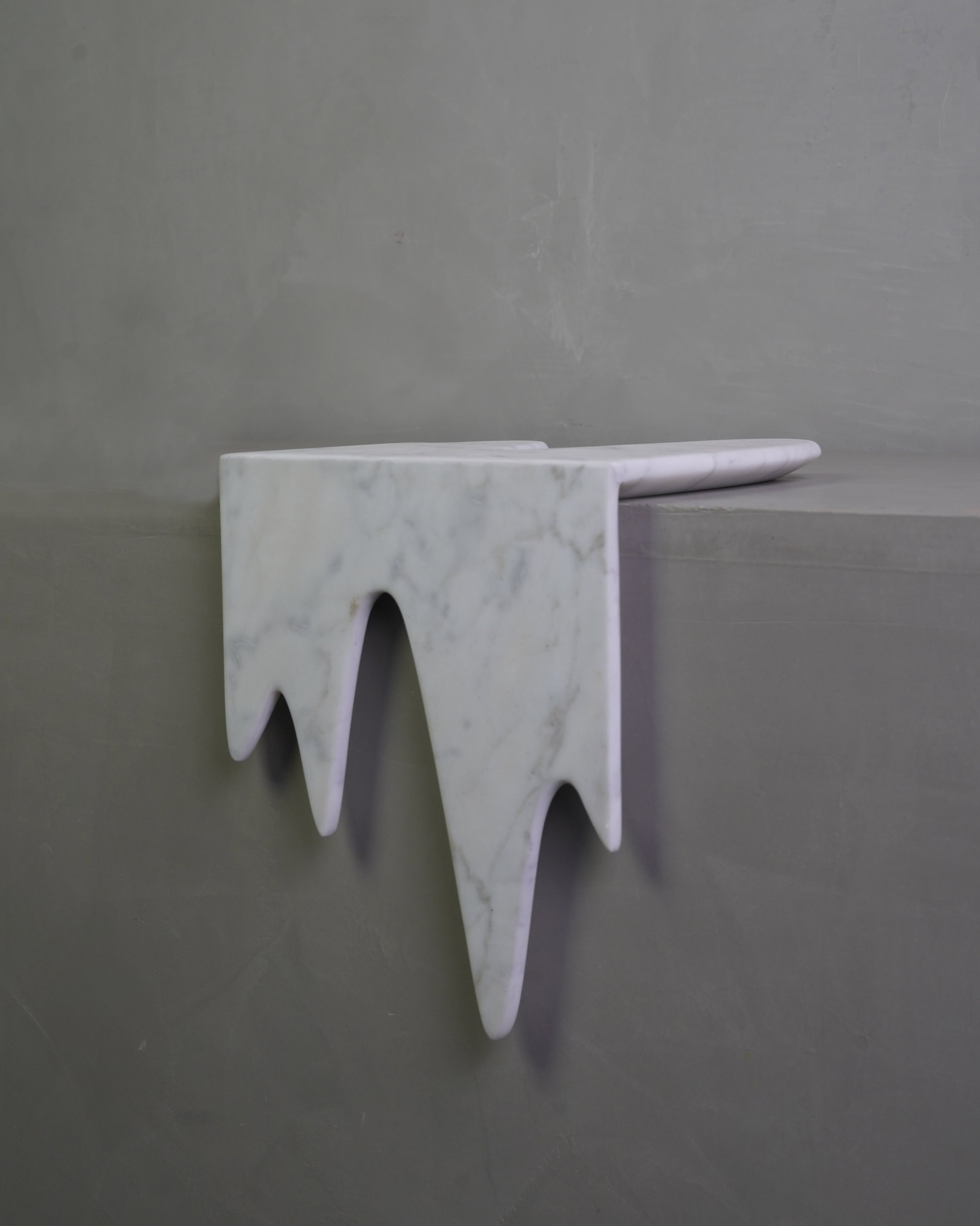 KORT Liquid Big - white Marble