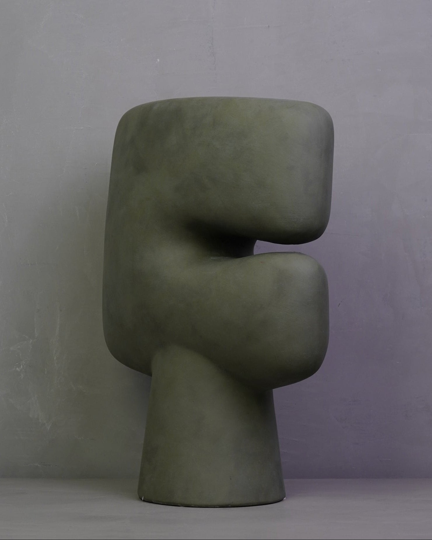 Gorf Vase L - Olive Green
