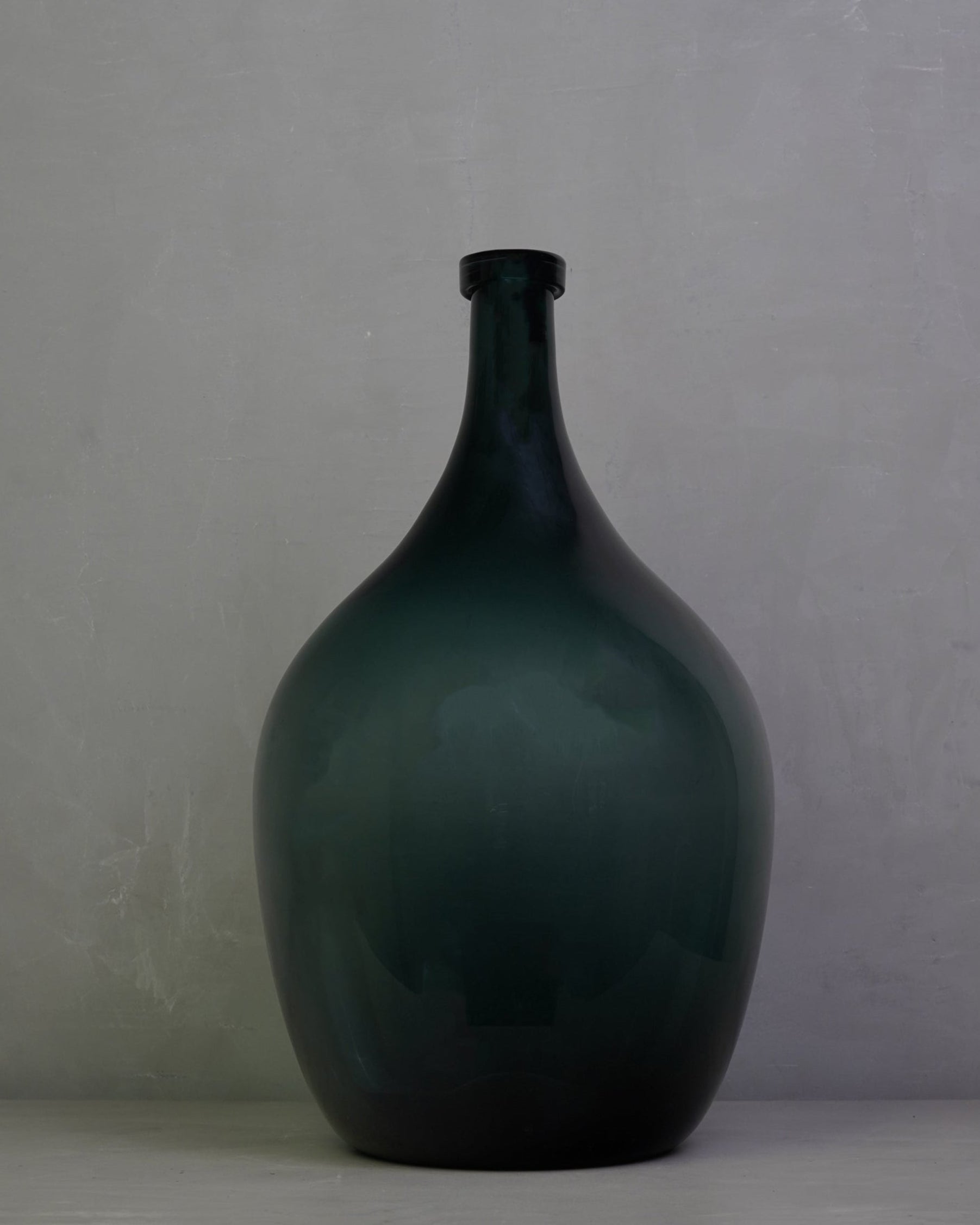 Hirashi Glass Vase L - Green