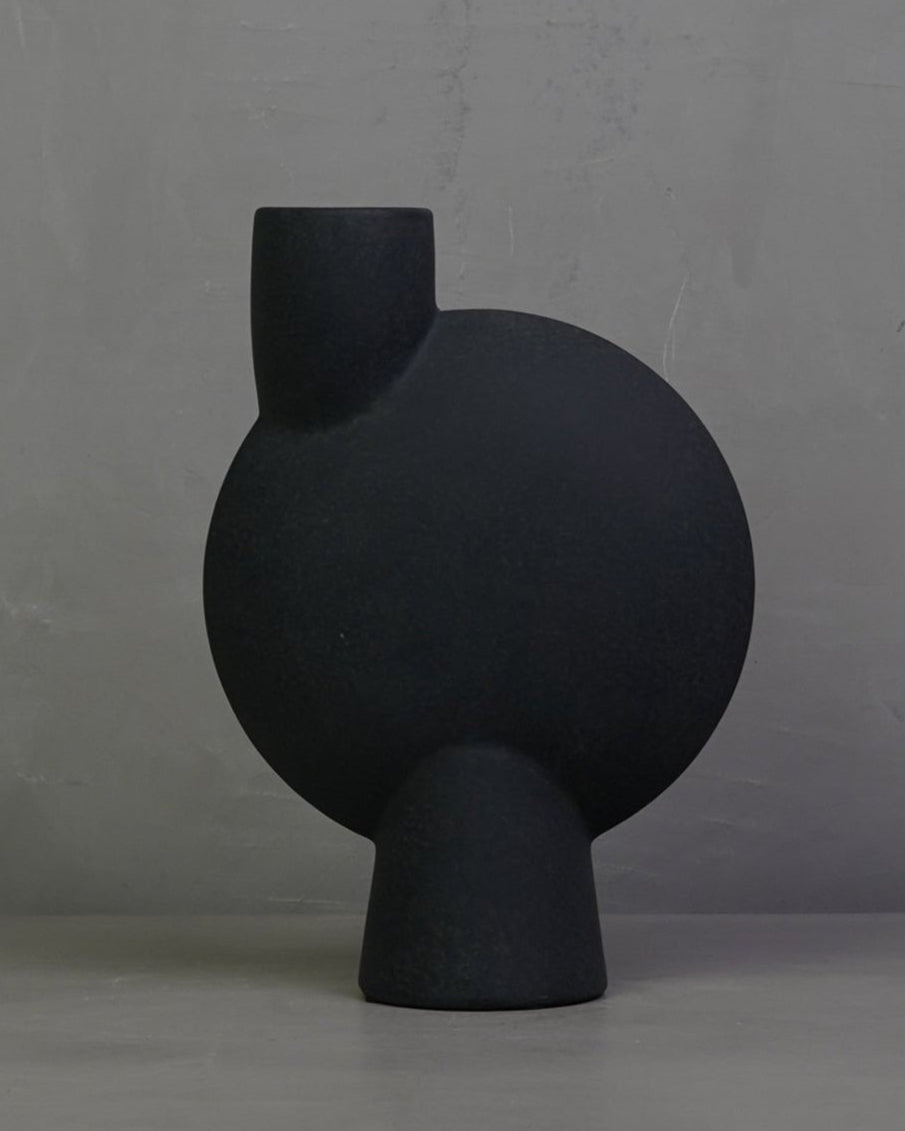 Sphere Vase Bubl - Black
