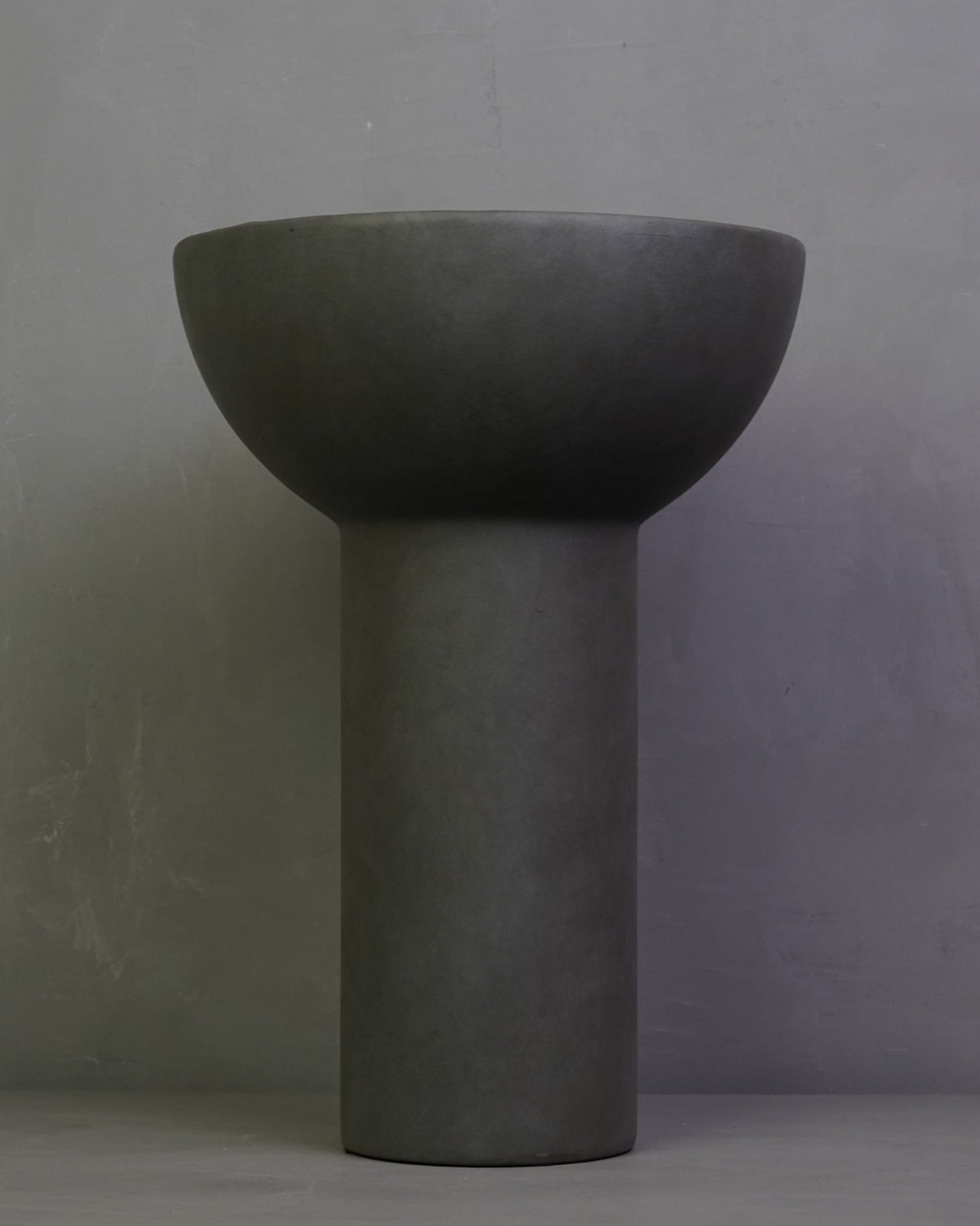 Block Big Vase - Grey