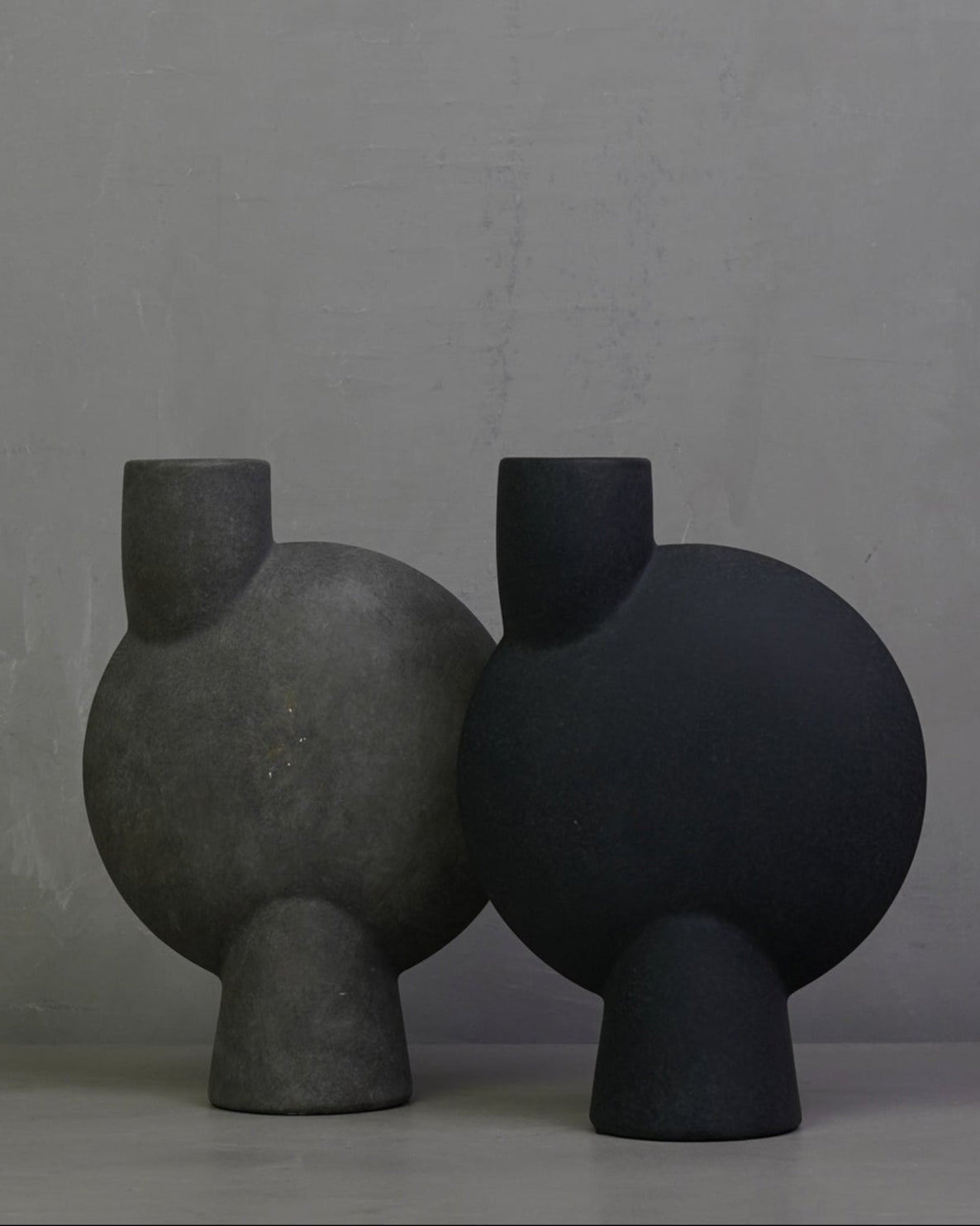 Sphere Vase Bubl - Black