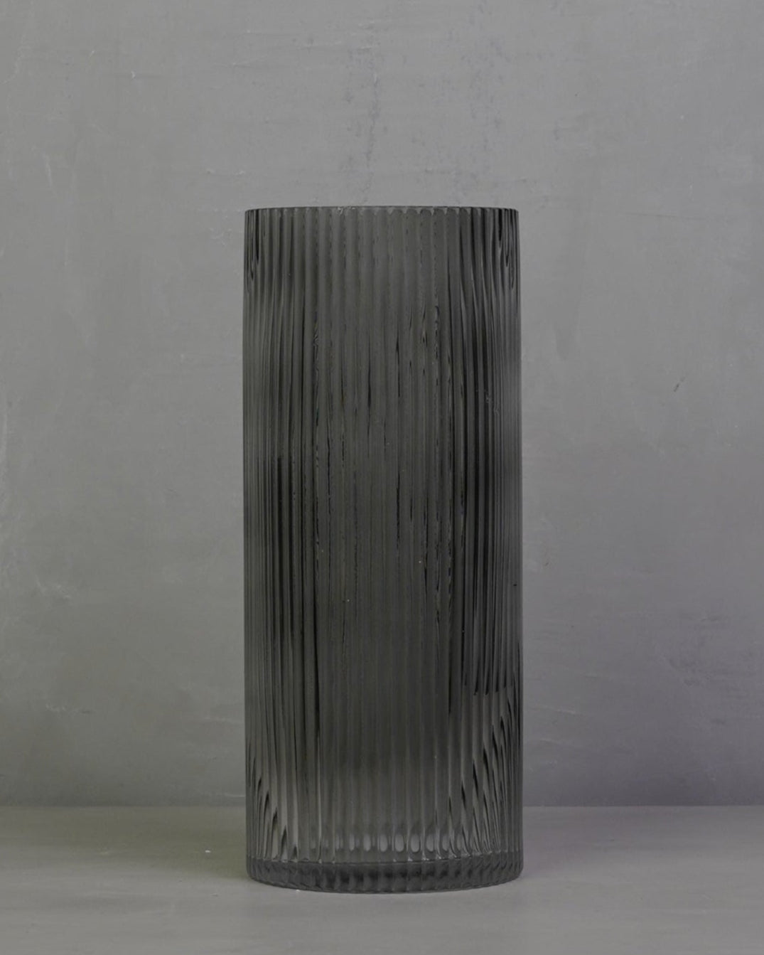 Allure Straight Large Grey Vase
